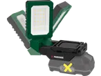 Candeeiro LED dobrável PARKSIDE, verde e preto, com bateria cinzenta