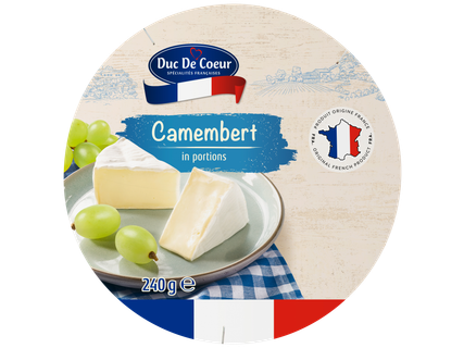DUC DE COEUR Camembert in porties