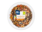 Chef Select: Vegán beluga lencse és bulgur saláta.