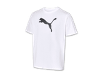 Weißes Puma T-Shirt mit großem Puma-Logo.