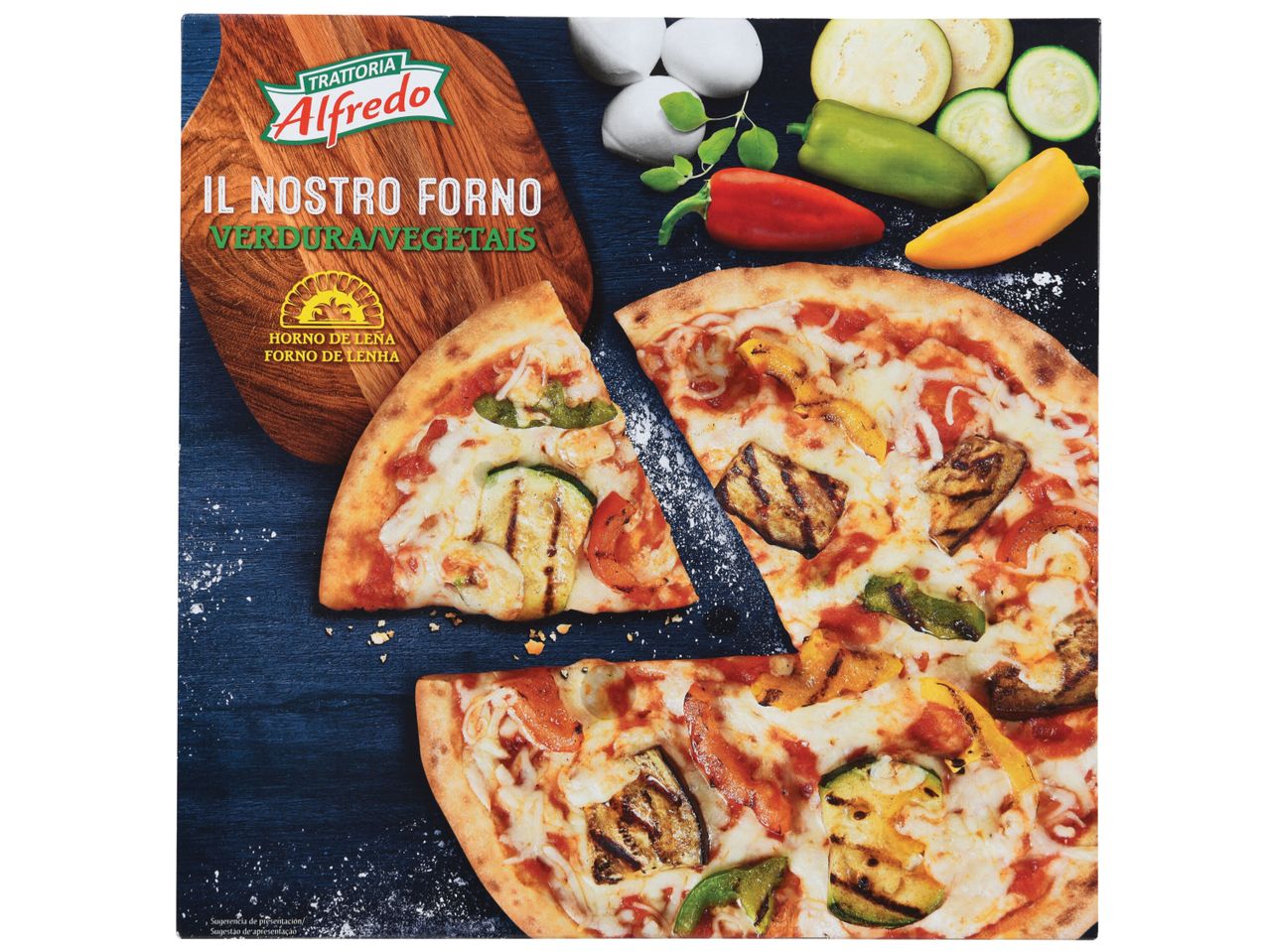 Ver empliada: Trattoria Alfredo® Pizza Frango/ Vegetais - Imagem 1