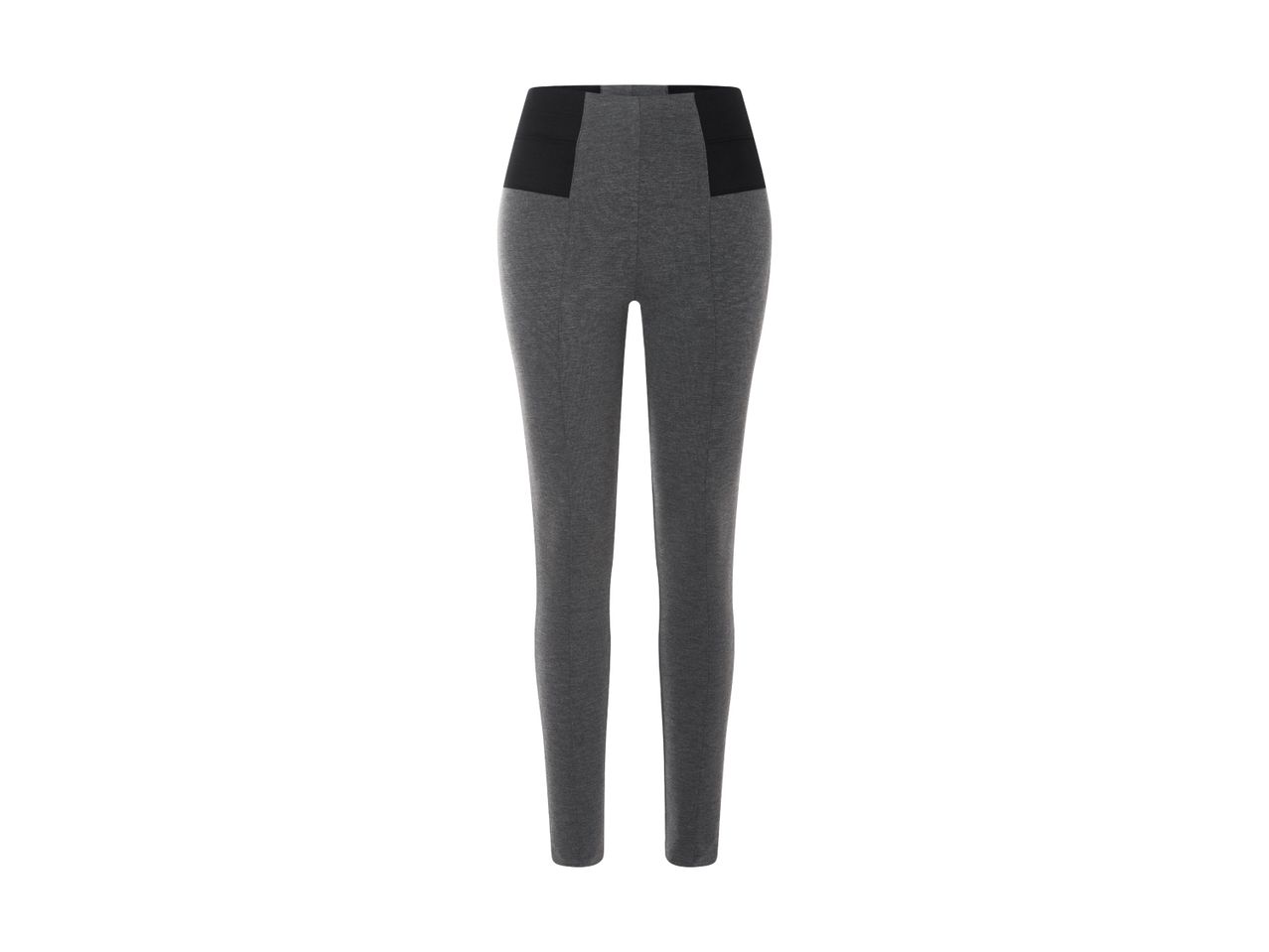 Grå leggings med sort linning