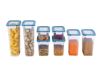 Tárolódoboz-készlet csatos zárral