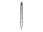 Stainless steel kitchen tongs with a locking mechanism