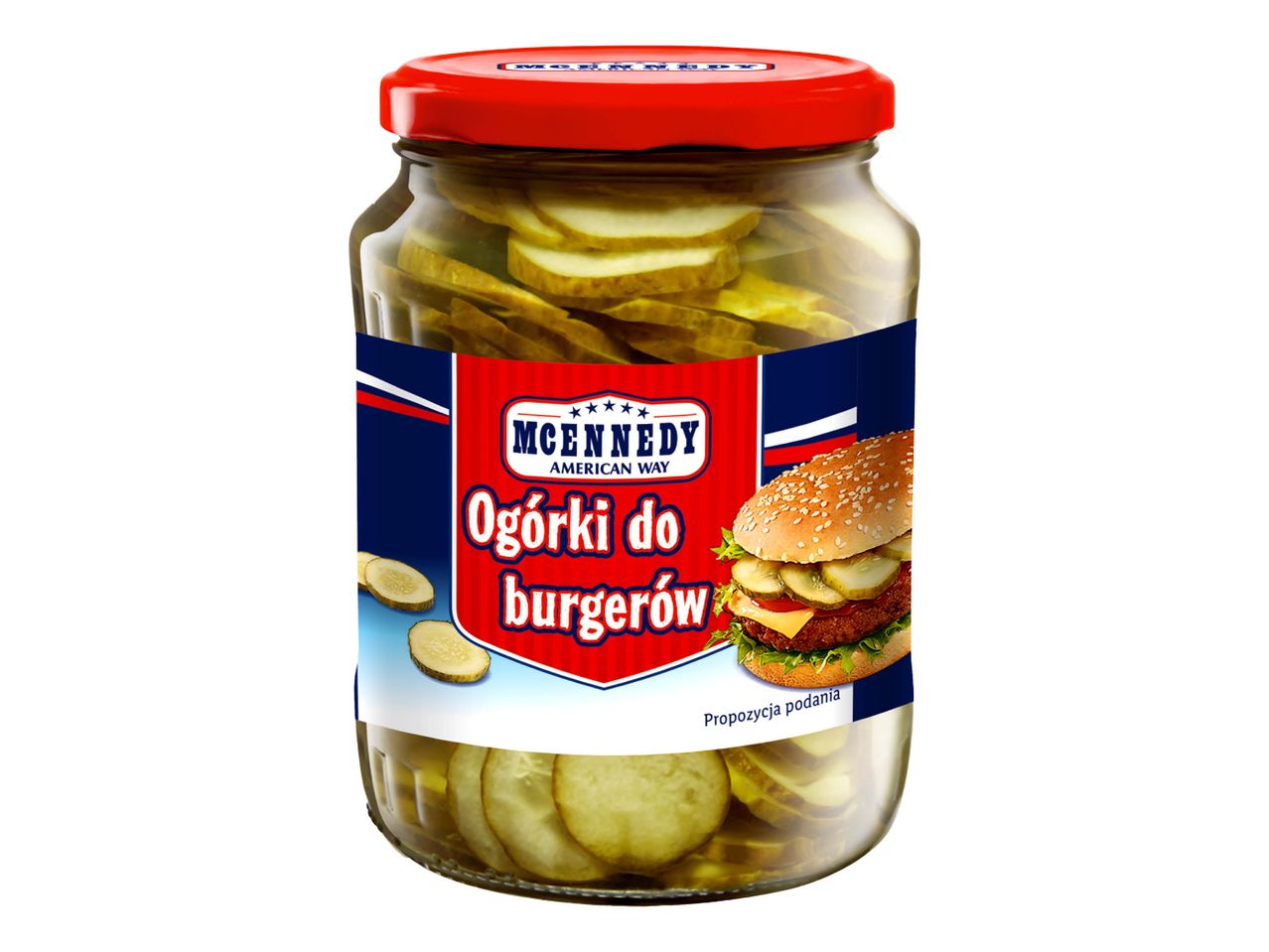 MCENNEDY Ogórki do burgerów