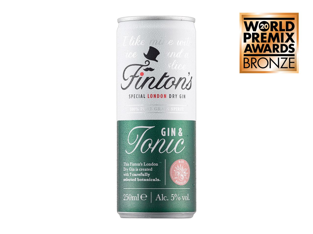 Go to full screen view: Finton's Special London Dry Gin & Tonic - Image 1