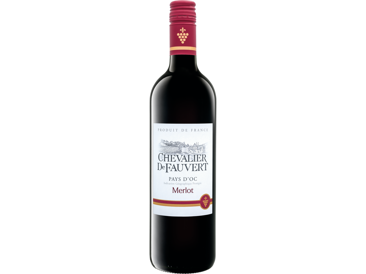 Vis i fuld skærm: Merlot IGP d'OC tør (2022) - Billede 1