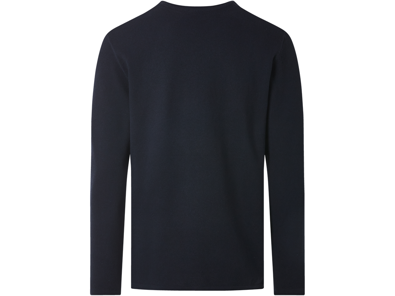 Tamsiai mėlynas vyriškas megztinis esmara Men, vaizdas iš nugaros