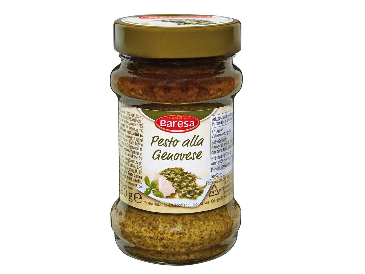 Barésa pesto alla genovese üveg.