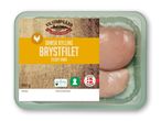 Pakke med Vilstrupgård dansk kyllingebrystfilet med tilsat vand, 450g.