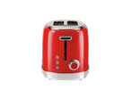 Tostapane rosso SILVERCREST® con due fessure e manopole di controllo.