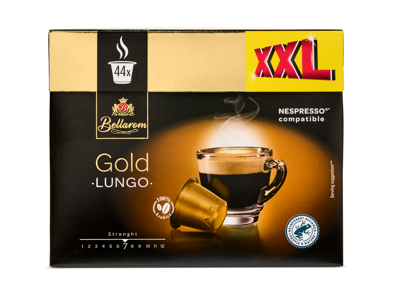 Ga naar volledige schermweergave: Koffiecups gold lungo XXL - afbeelding 1