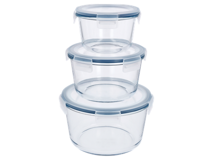 Prémium üveg frissentartó-dobozkészlet