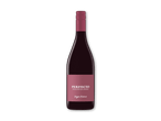 En flaske rødvin med en lyserød etiket, der læser 'PERFECTO PREMIUM RED BLEND' og 'Vega Eslora'.