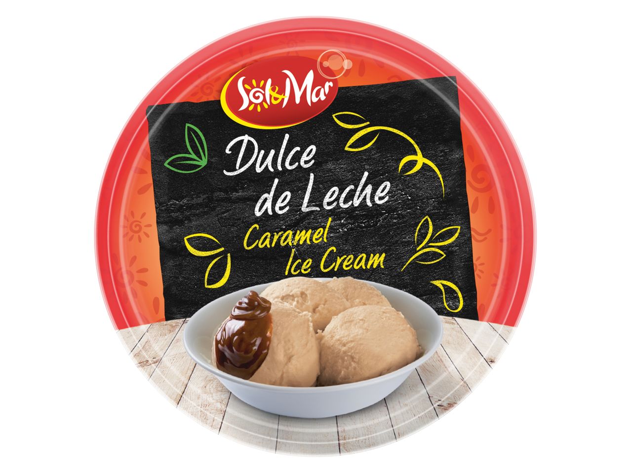 Go to full screen view: Dulce de Leche Caramel Ice Cream - Image 1
