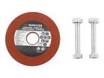 Parkside grinding disc and two bolts.