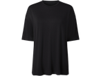 Esmara® dam pyjamas, set, svart kortärmad T-shirt.