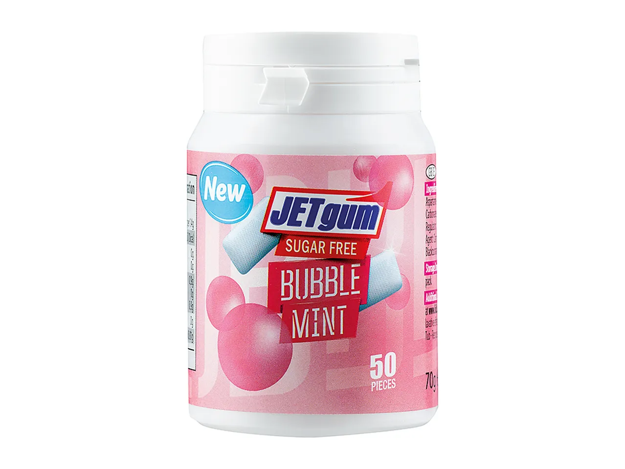 Go to full screen view: Jetgum Chewing Gum in a Tub Assorted - Image 2