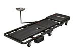 Parkside Performance mechanic's creeper with a magnetic tray and LED light.