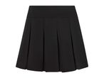 A black pleated school skirt.