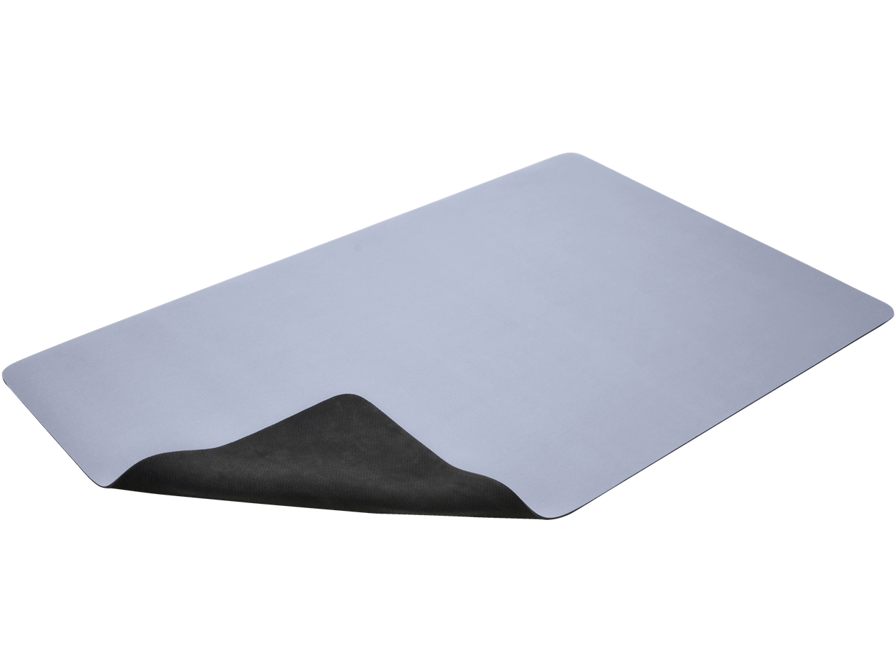 Šviesiai pilkas Livarno vonios kilimėlis su juoda neslystančia nugarėle