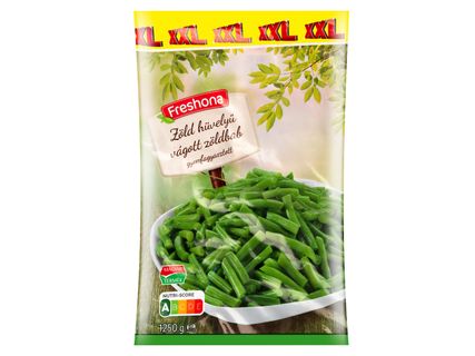 Zöld hüvelyű vágott zöldbab