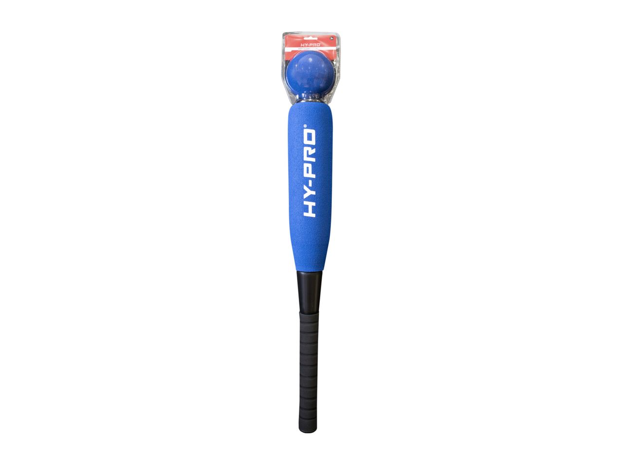 Hy-Pro foam bat and ball set, blue.