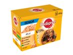 Pedigree Vital Protection: senior dog food in jelly with chicken, beef, poultry and lamb.