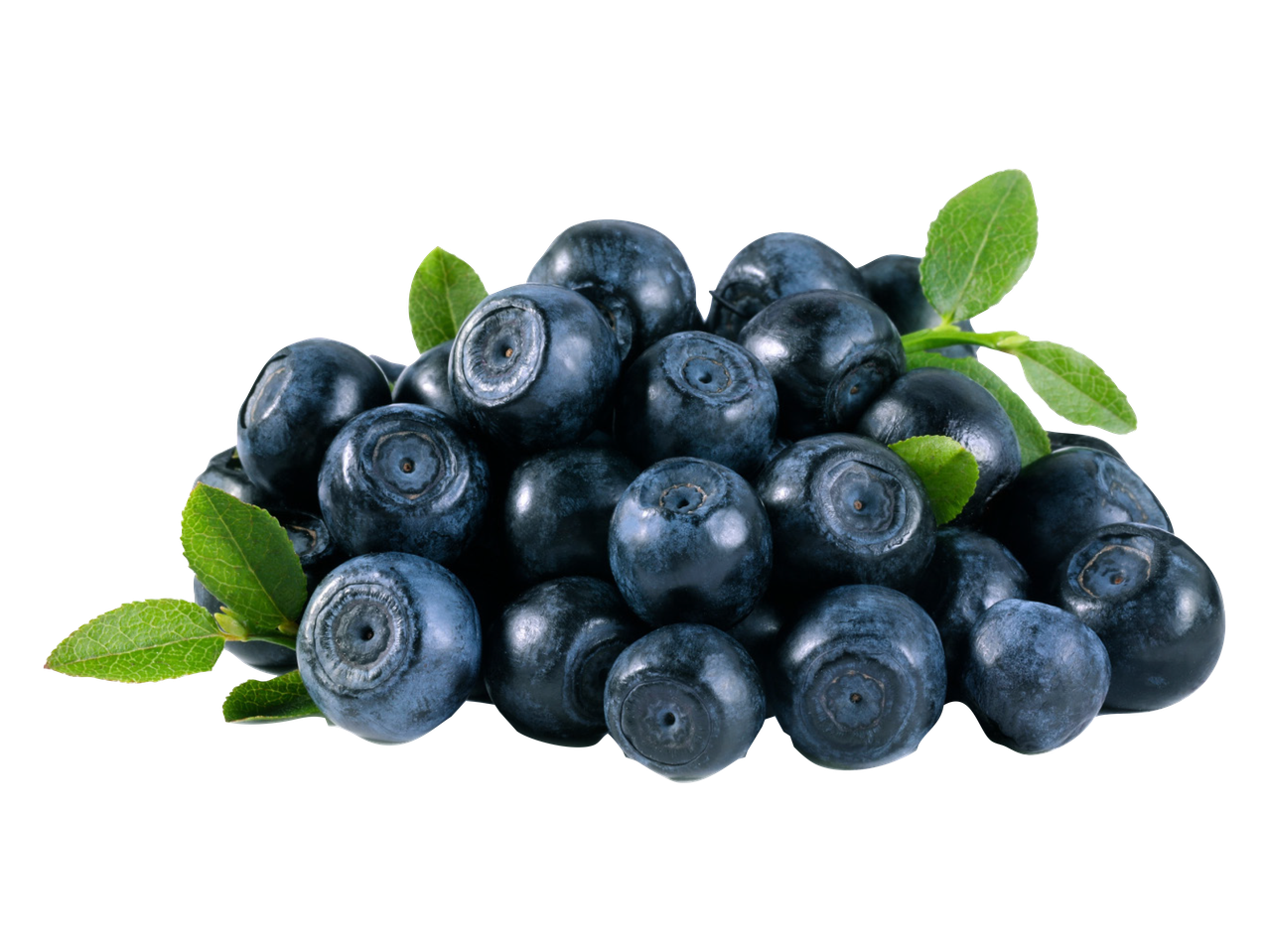 Melleņu kaudze ar zaļām lapām uz melna fona.