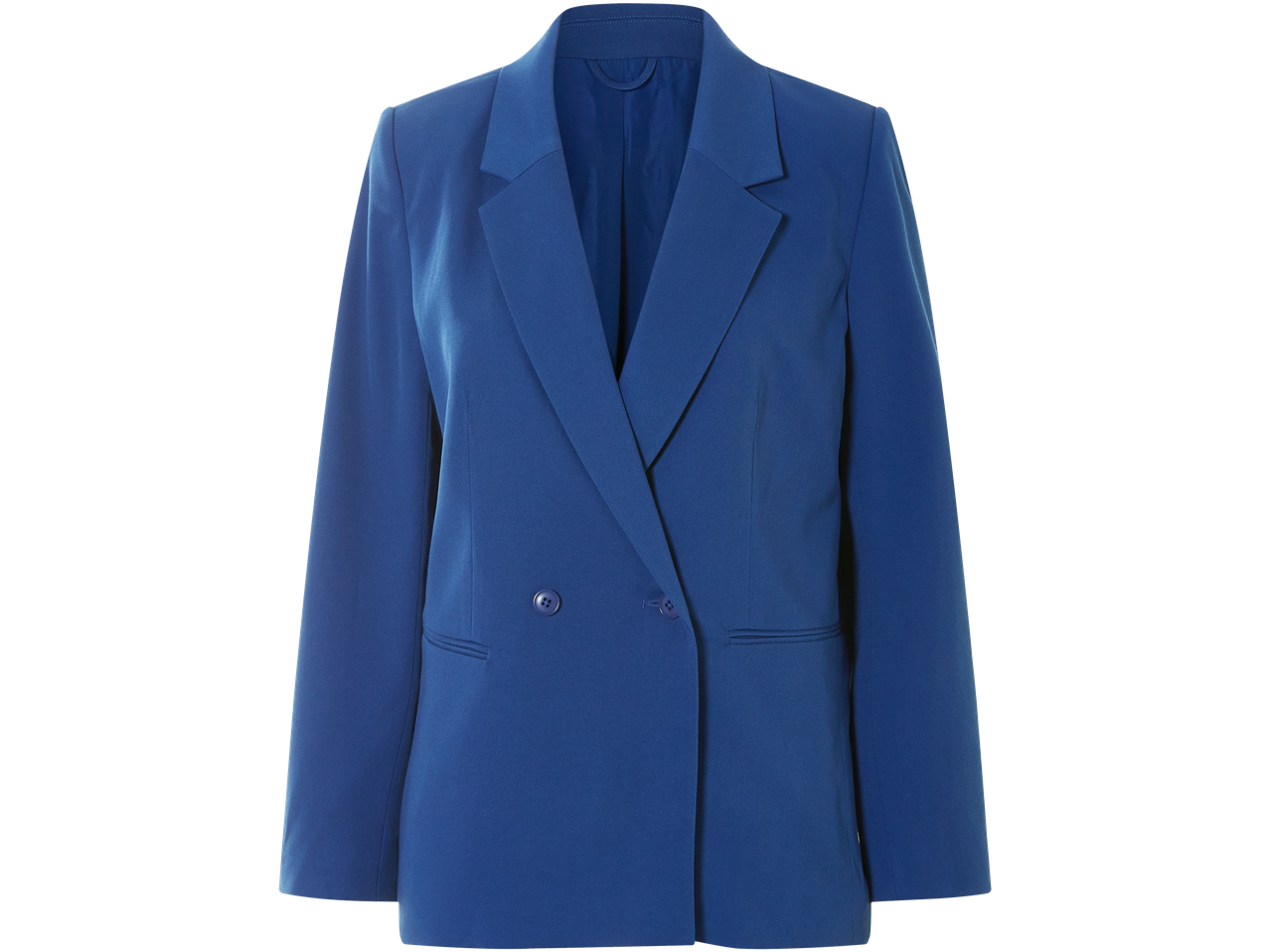 Blazer azul cobalto feminino.
