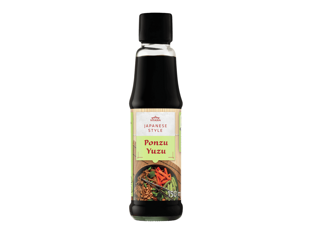 150 ml pullo japanilaistyylistä Ponzu Yuzu -kastiketta.
