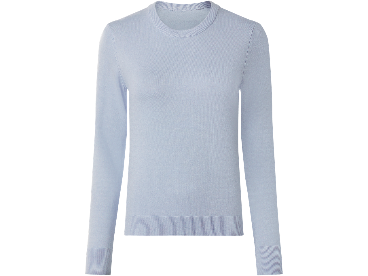 esmara® ženski fini pleteni džemper, svijetlo plavi