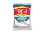 En pose Tafjel kartoffelchips med havsalt.