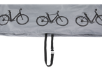 Husă pentru bicicletă cu curele de fixare.