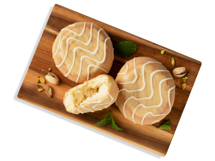 Fánk pisztáciás töltelékkel