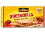 Кутия замразена кесадия El Tequito с мексикански сос, говеждо месо, зеленчуци, сирене чедър и начос.