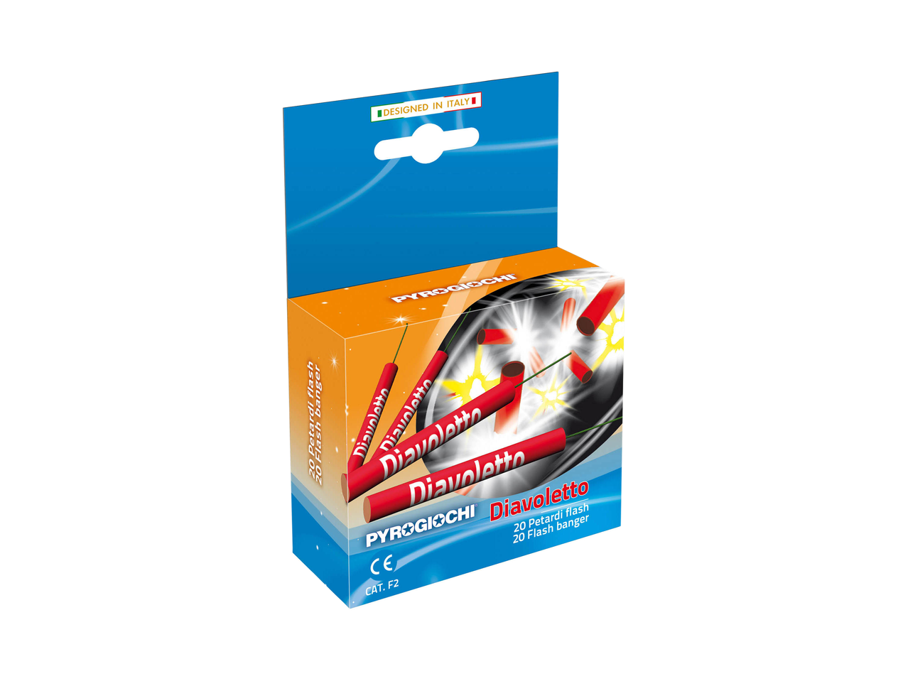 Petardi Flash “DIAVOLETTO”, o Flash Banger “MAGNUM PYR”, 20 pezzi