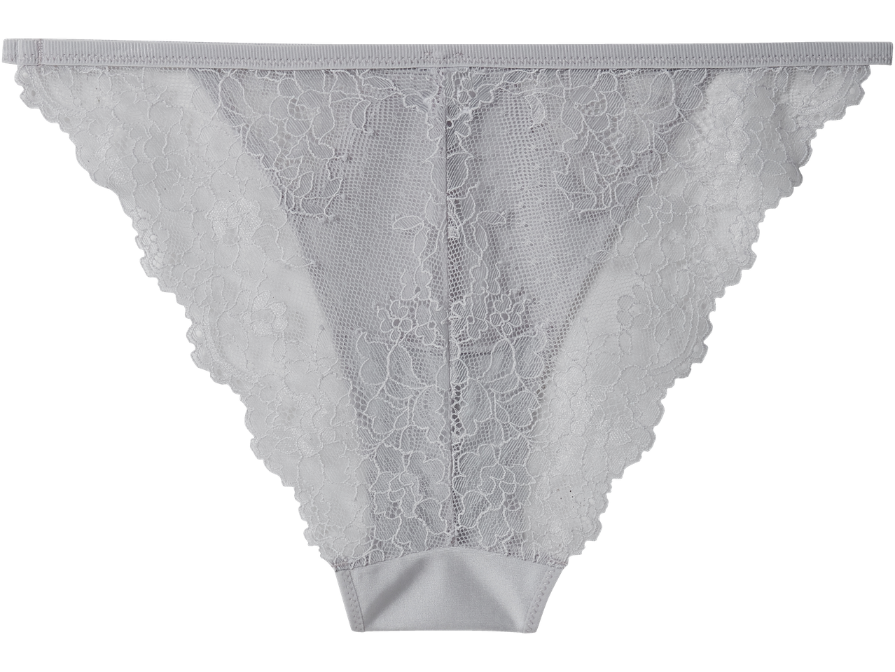 Biquíni Esmara de renda branca com motivos florais