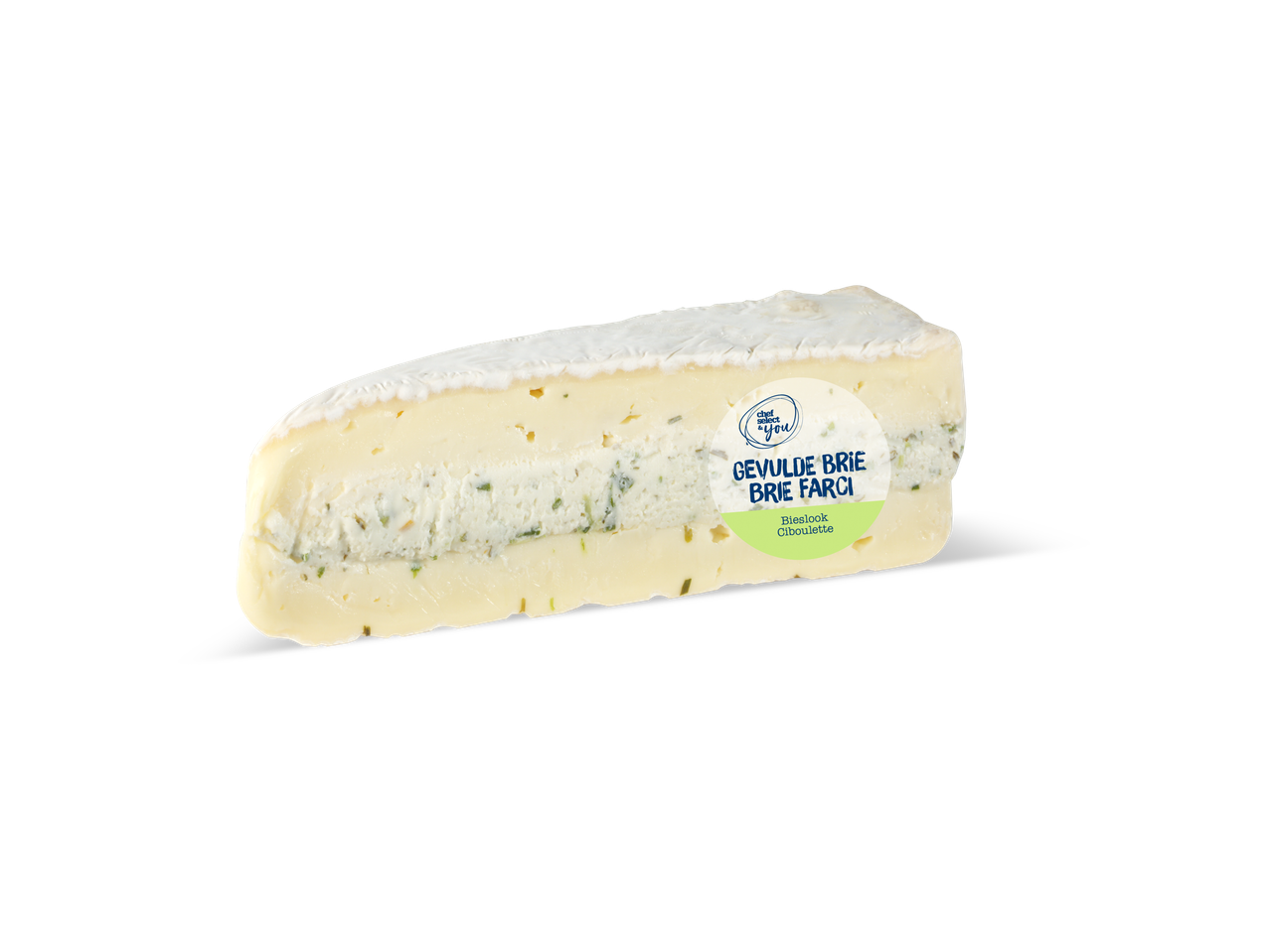 Gevulde brie kaas met bieslook, Chef Select & You.