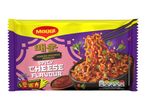 Spicy cheese flavour Korean-inspired instant noodles pack