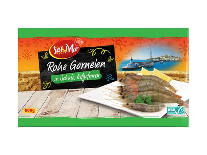 Sol & Mar ASC Rohe Garnelen