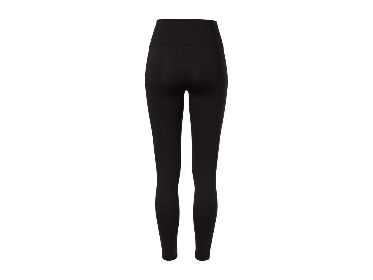 Black women's leggings, back view