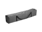 Grey carrying bag for equipment.