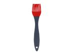 Red and grey silicone basting brush