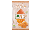 Snack Day chips bio din cartofi dulci cu sare de mare.