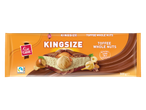 Barra de chocolate Kingsize Toffee Whole Nuts com chocolate ao leite alpino e avelãs.