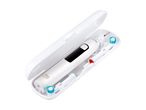 Cien Beauty electric toothbrush set with two brush heads in a white travel case