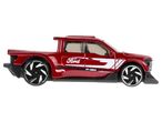 Hot Wheels Ford F-150 Lightning piros kisautó.