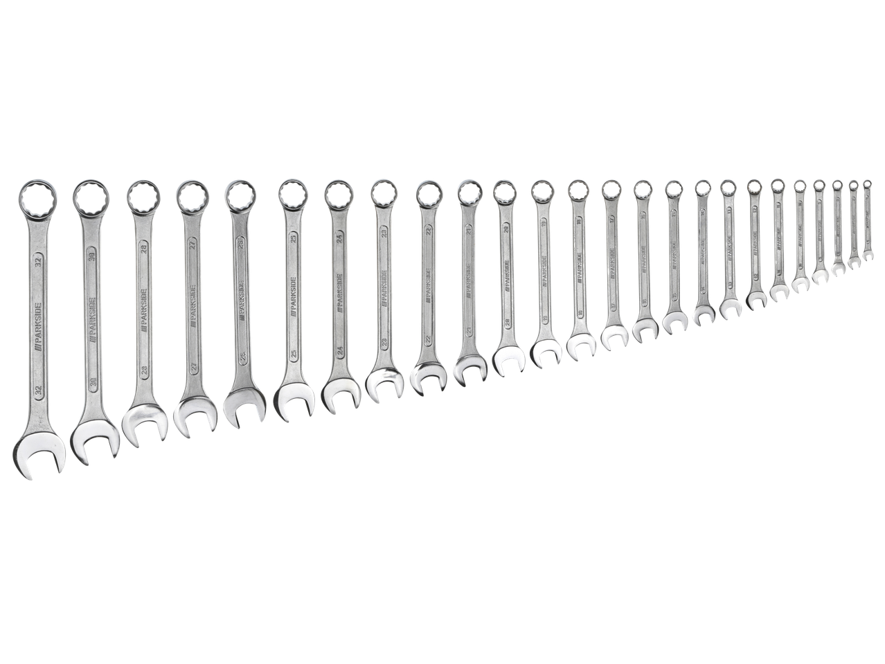 Set Parkside® kombinovanih ključeva od 6 do 32 mm.
