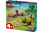 LEGO Friends set 42634: mașină, remorcă și ponei.